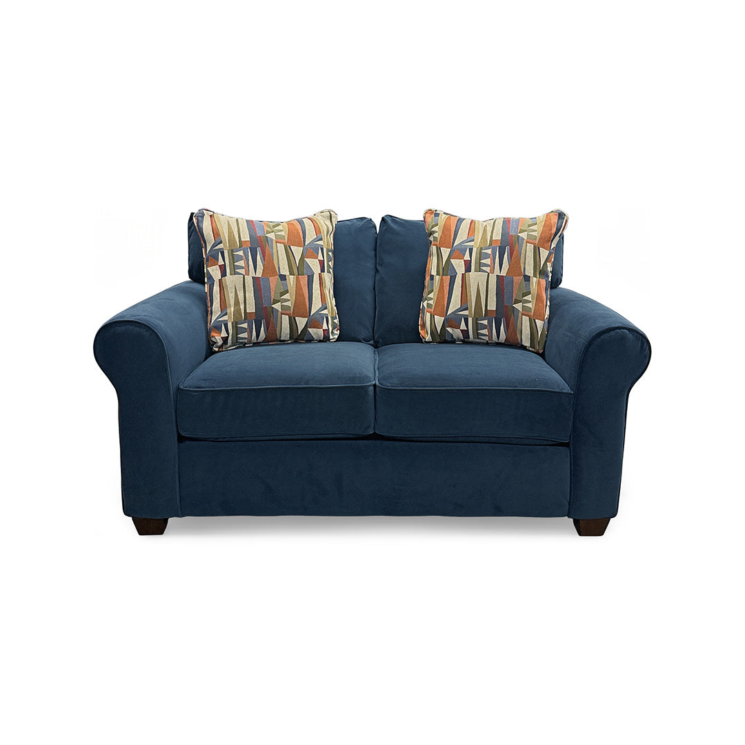 Blue Bella Loveseat from Fusion - Alternate angle