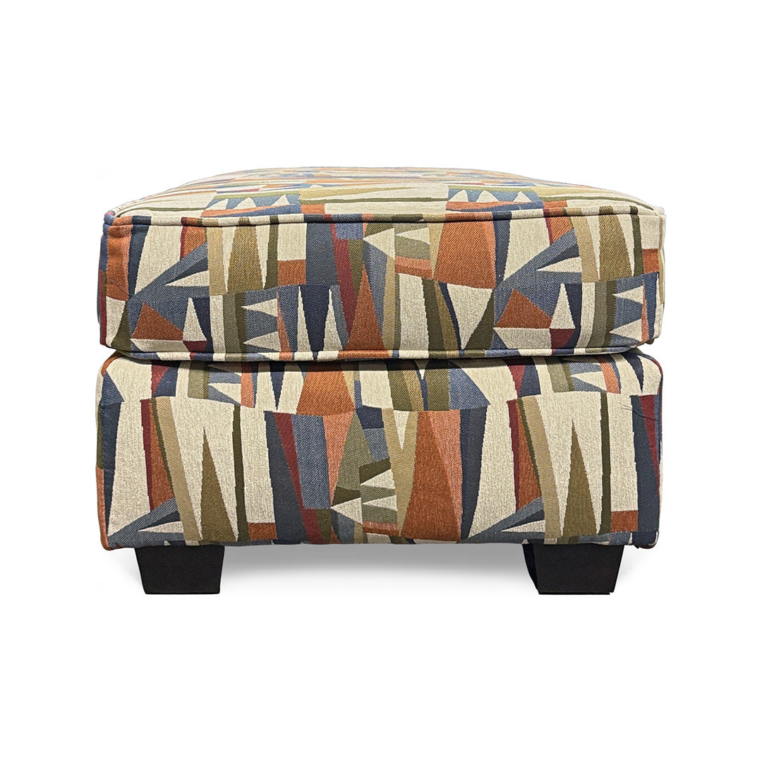Multicolor Bella Ottoman from Fusion - Detail view