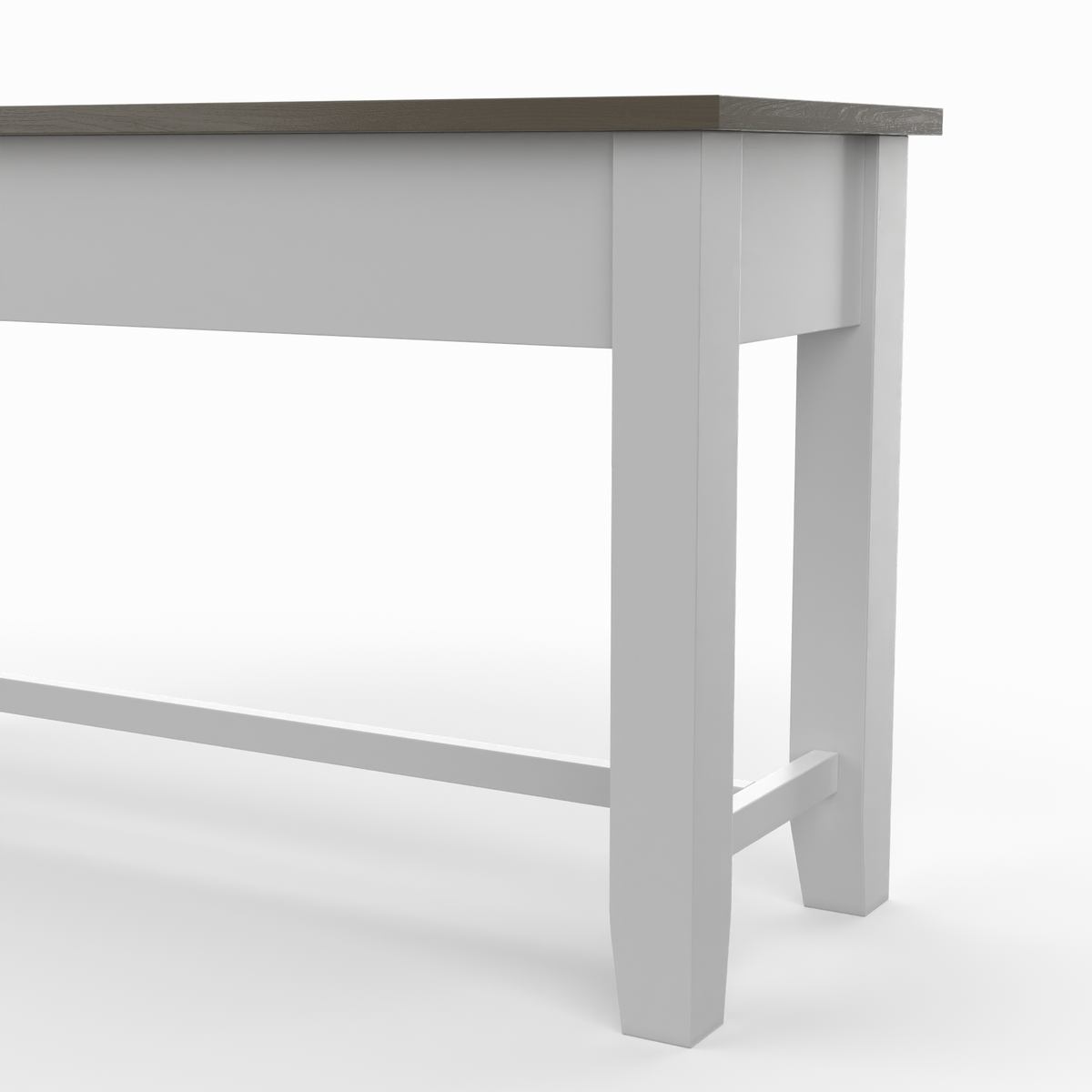 Drake Storage Bench from Worldwide Designs in White with Storage - Additional view 10