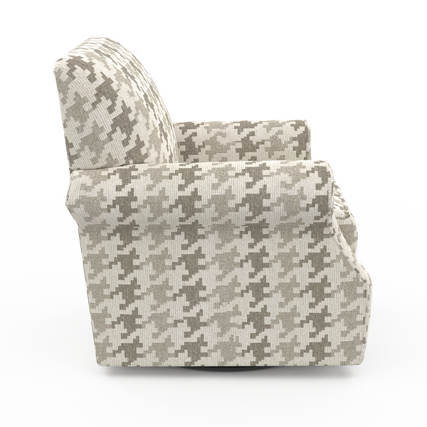 Houndstooth cheap swivel chair