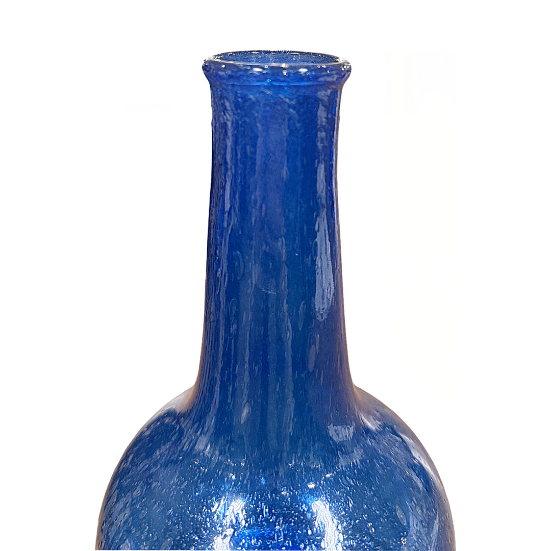 Recycled Blue Glass Bud Vase from P D Home &amp; Garden - Blue finish