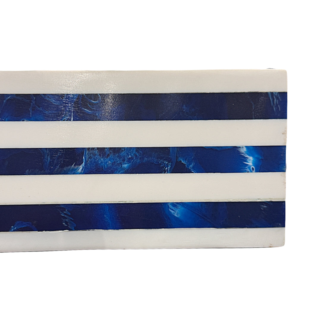 Blue Stripe Tray from P D Home &amp; Garden - Blue finish