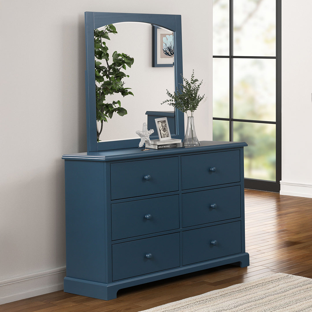 Bunkmates Dresser and Mirror - Blue Bunkmates Dresser and Mirror - Blue