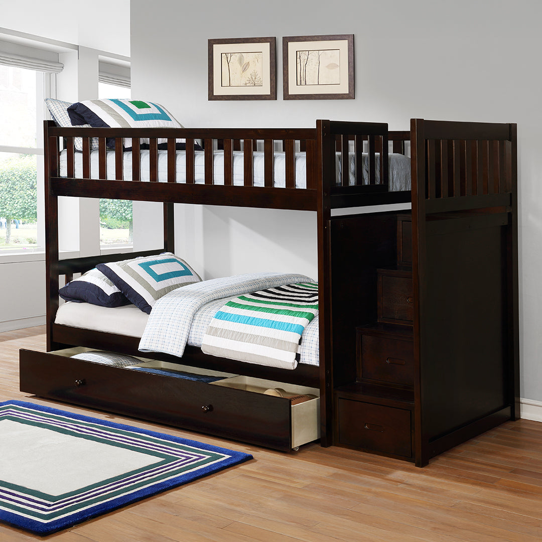Bunkaroo Bunk Bed - Twin over Twin