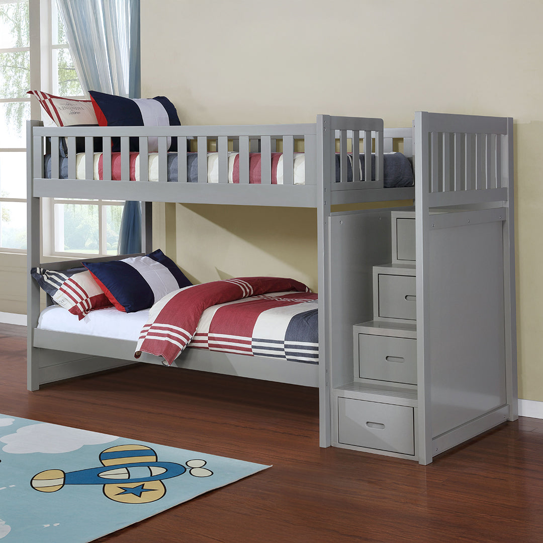 Bunkaroo Bunk Bed - Twin over Twin