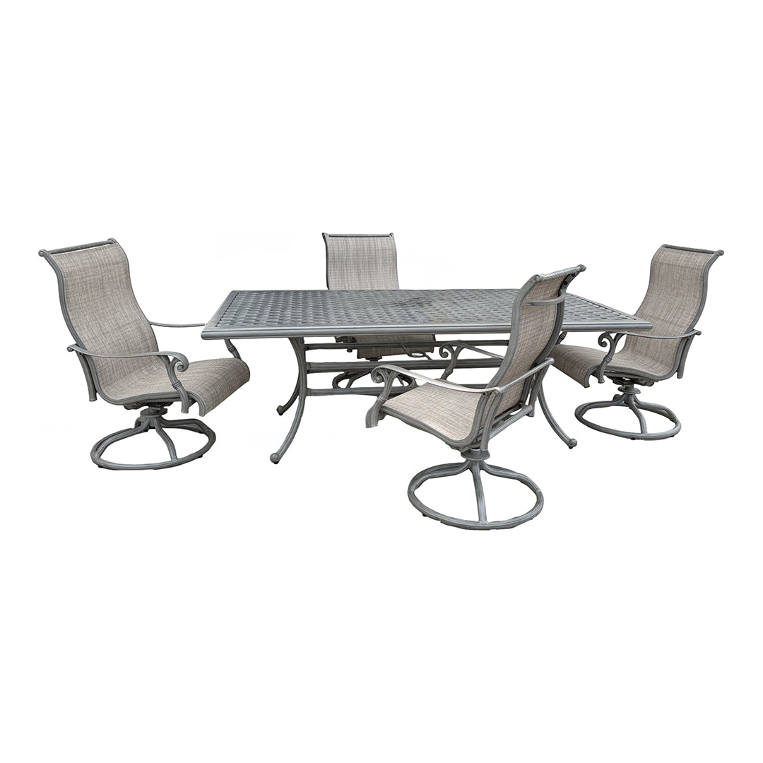 Juego de comedor para exteriores Castlerock (5 piezas) 