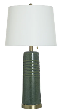 Green Ceramic Table Lamp