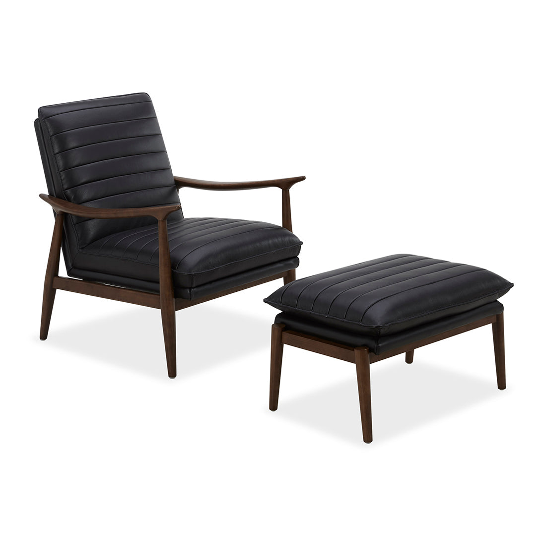 Flo Accent Chair with Ottoman