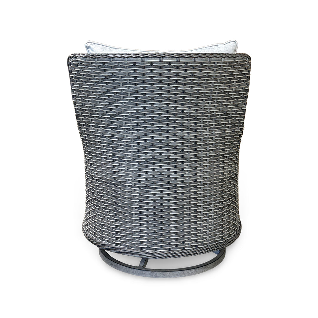 Silla giratoria de exterior Clara 