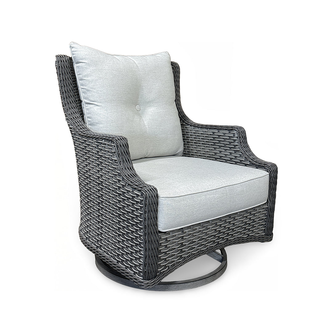 Silla giratoria de exterior Clara 