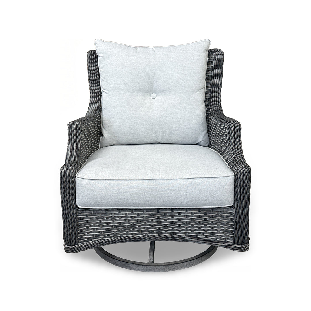 Silla giratoria de exterior Clara 