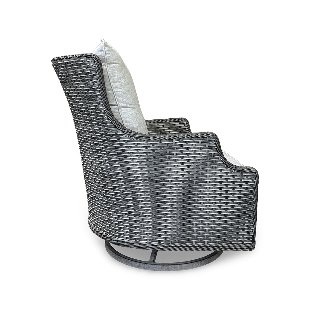 Silla giratoria de exterior Clara 