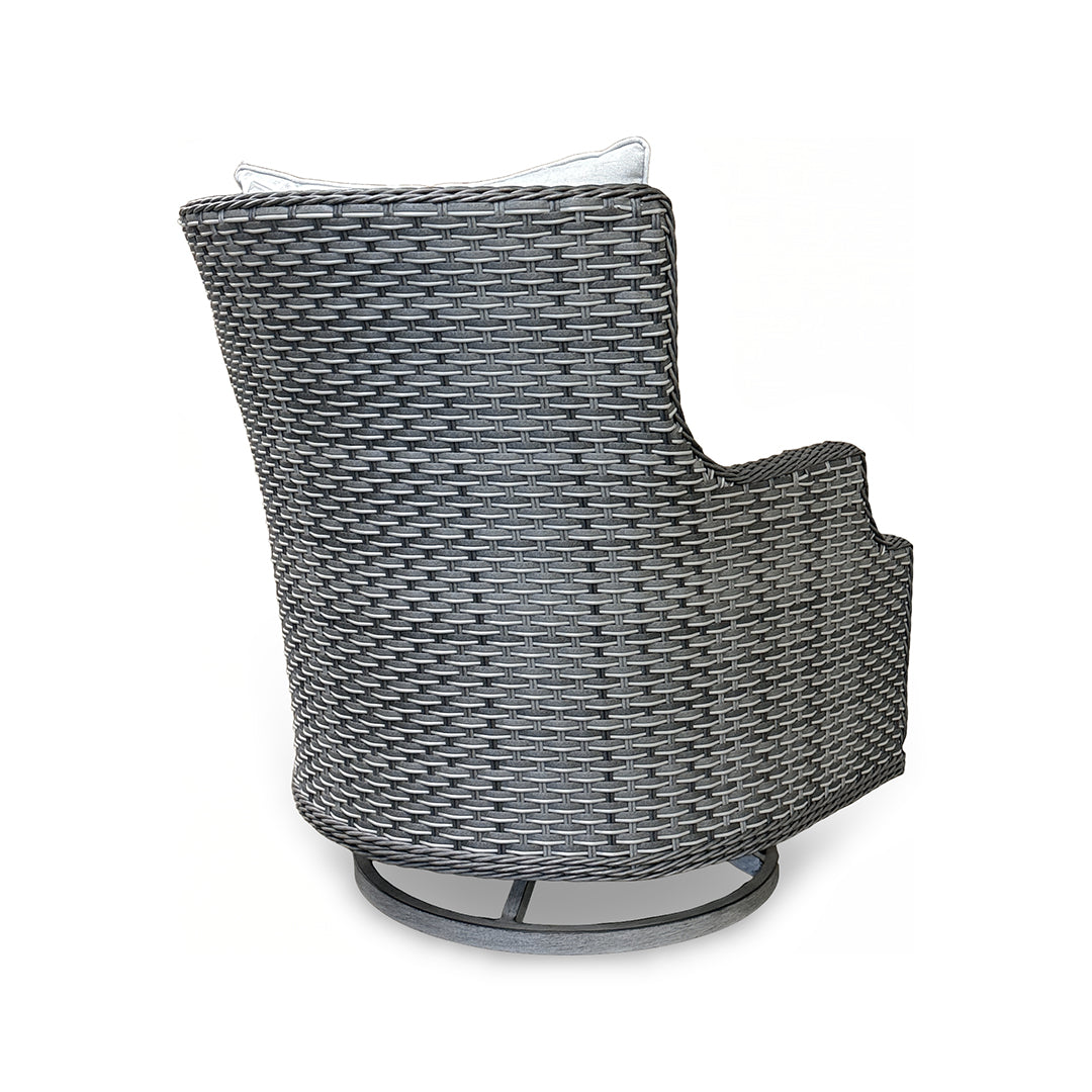 Silla giratoria de exterior Clara 