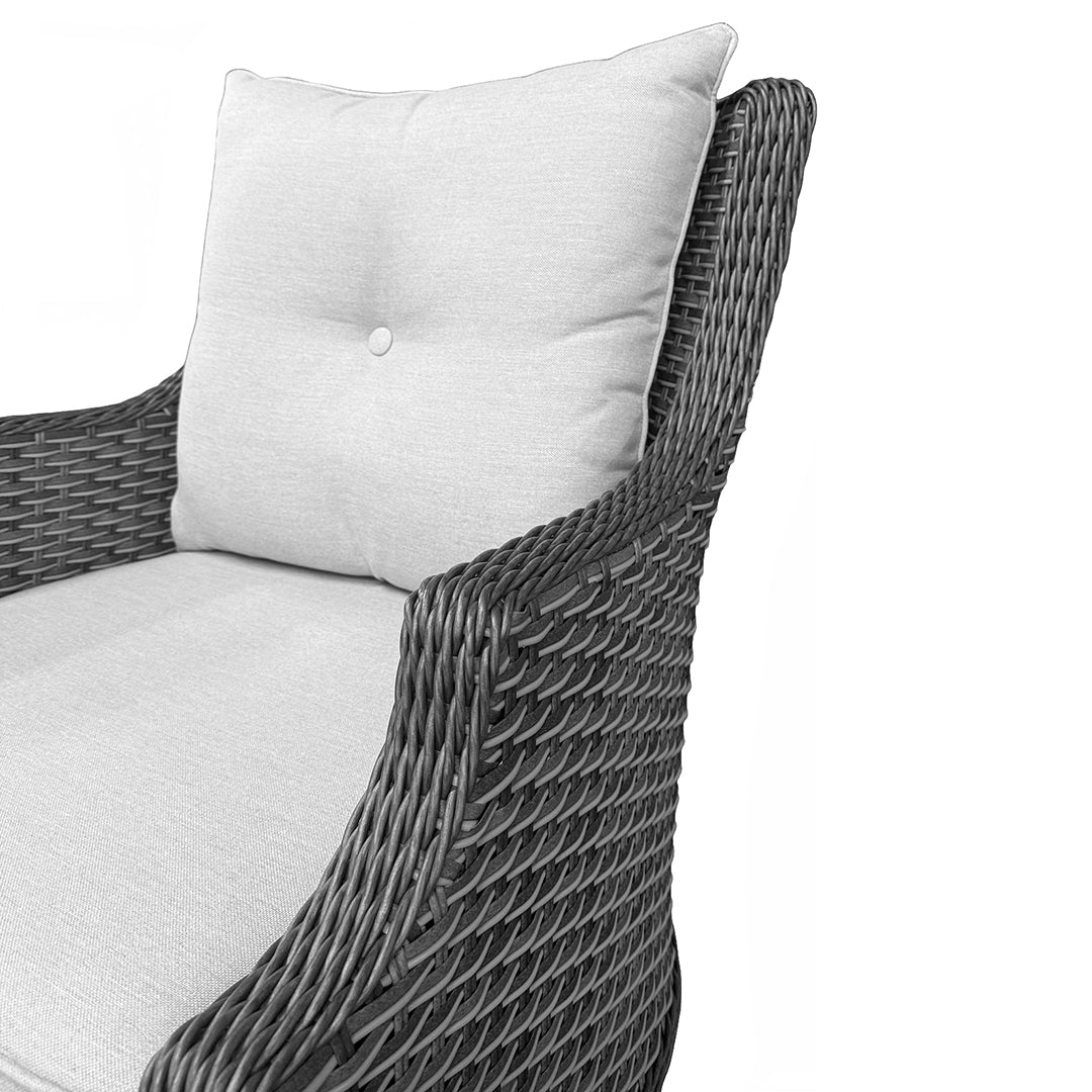 Silla giratoria de exterior Clara 