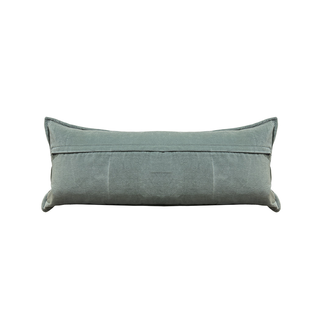 Cotton Velvet Pillow from Surya in Green with Accent Pillows - Additional view 6