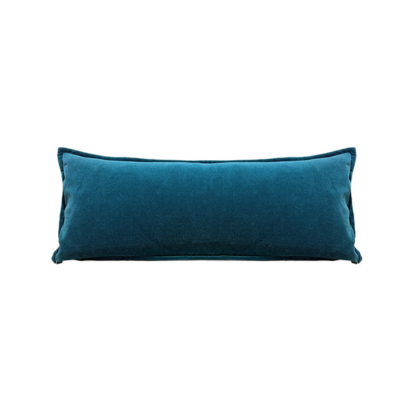 Cotton Velvet Pillow - Teal