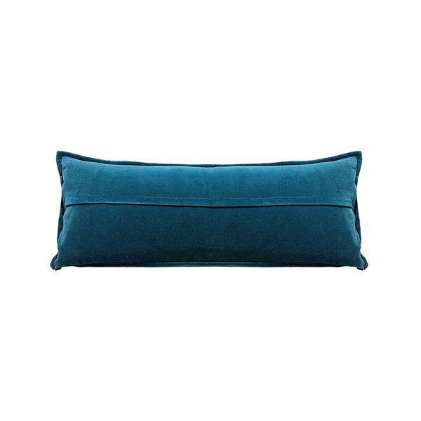 Cotton Velvet Pillow - Teal