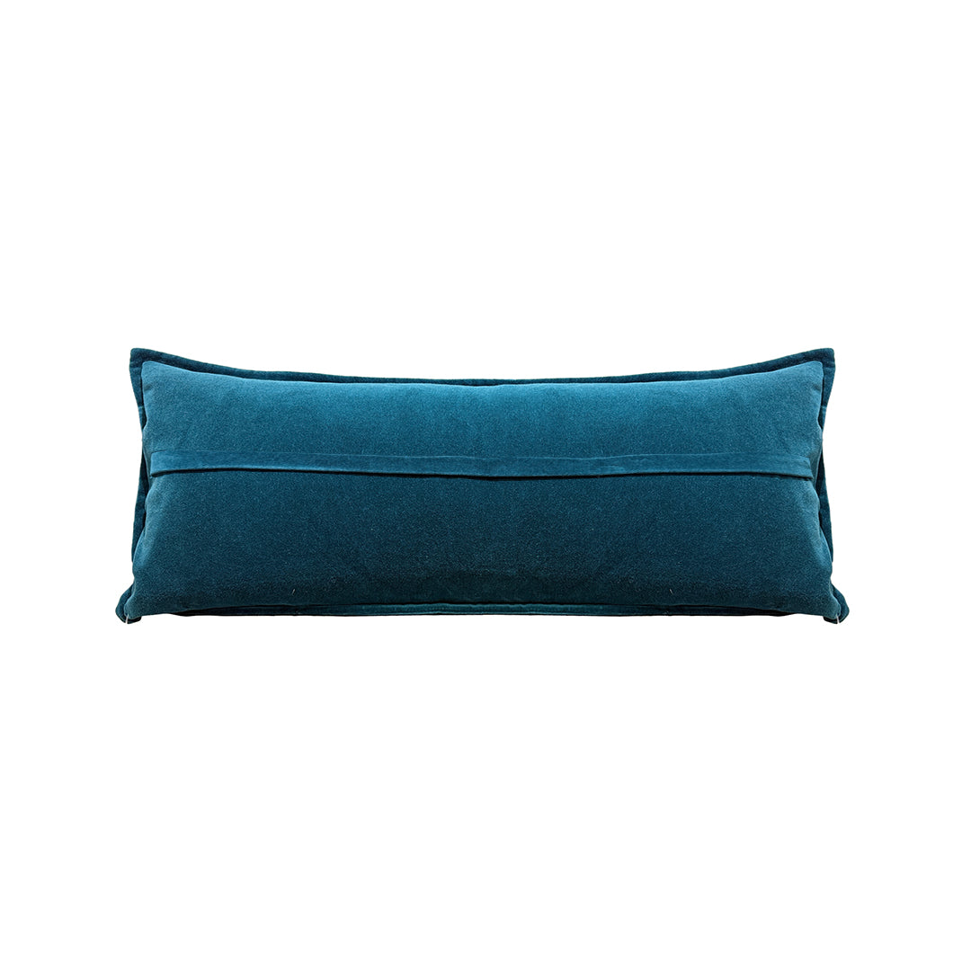 Cotton Velvet Pillow - Teal