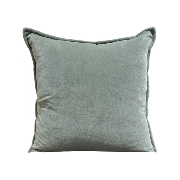 Cotton Velvet Pillow - Sage
