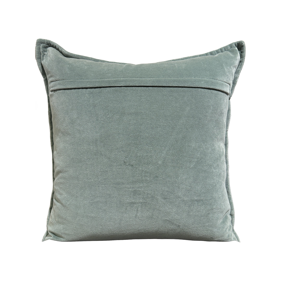 Cotton Velvet Pillow - Sage