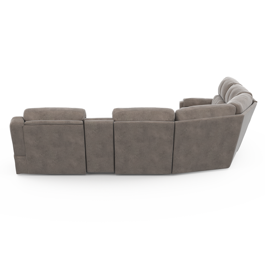 Dazzle Power Reclining Sectional (6pc)