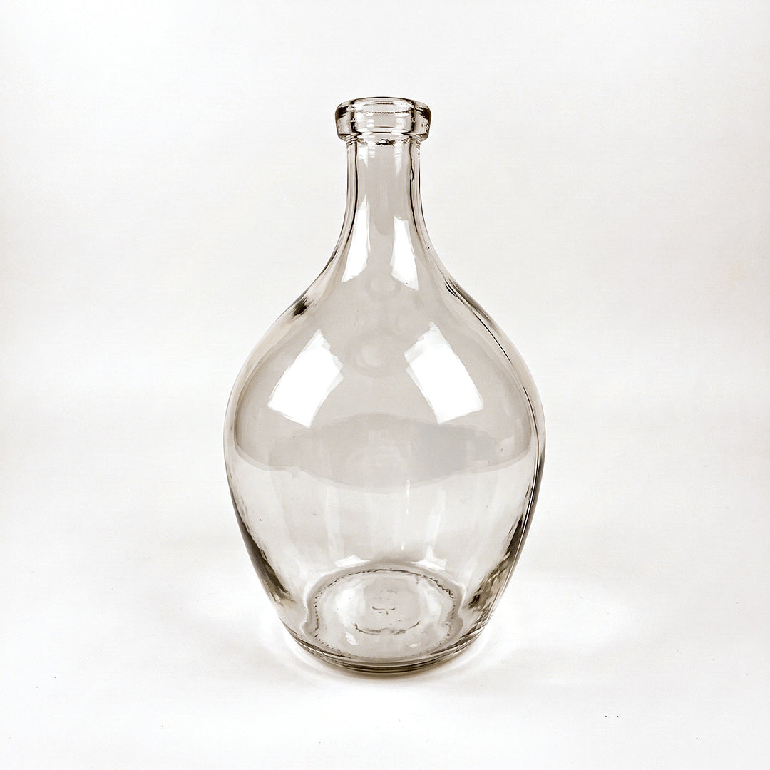 Clear Demijohn Vase from P D Home &amp; Garden in White Glass