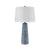 Denim Washed Ribbed Table Lamp