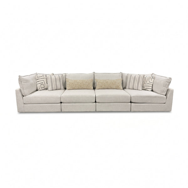Durango Sectional (4pc) (4-Piece) from Fusion in Gray, Made in USA - Alternate angle