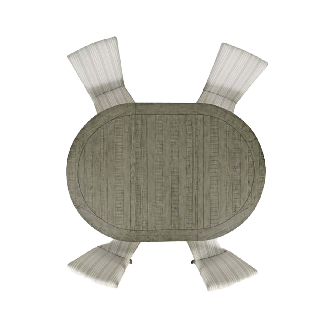 Telluride Driftwood Upholstered Dining Set (5pc)