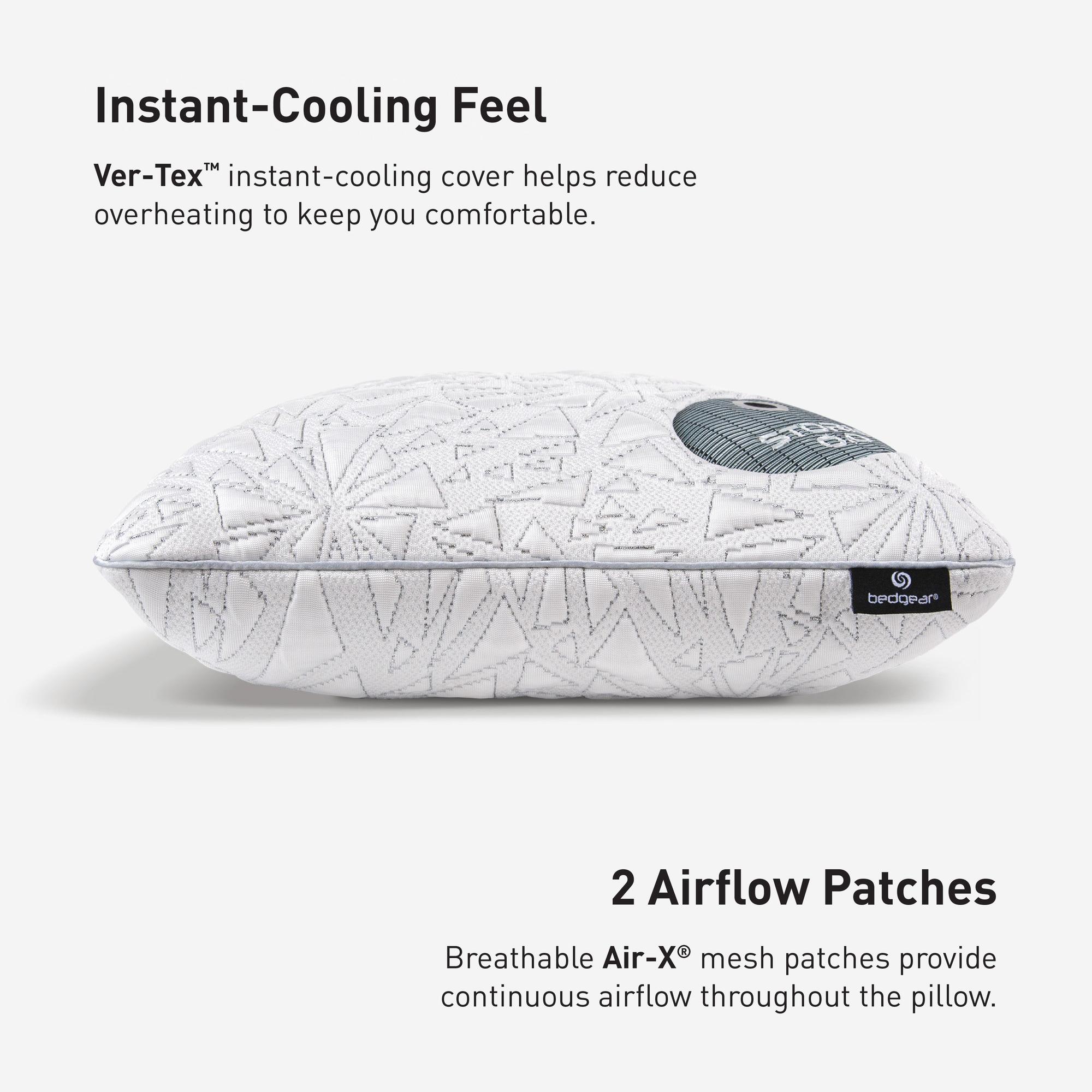 Bedgear pillow with airflow patches