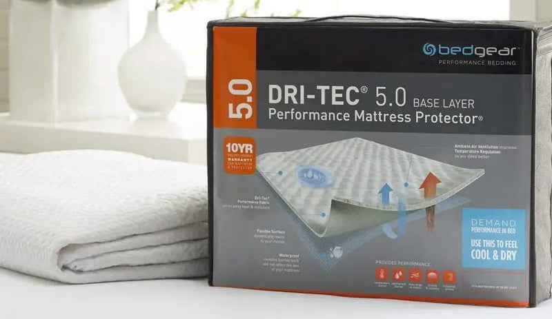 Cooling mattress protector with removable fitted sheet for temperature regulation