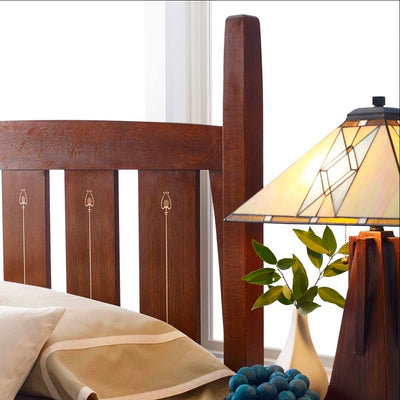 Stickley bed frame detail