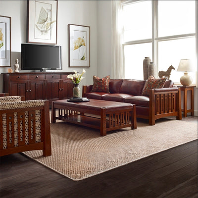 Stickley Mission-style living room