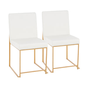Fuji High Back Dining Chairs (Set of 2)