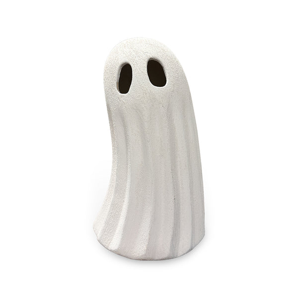 Ceramic Leaning Ghost from P D Home &amp; Garden in White