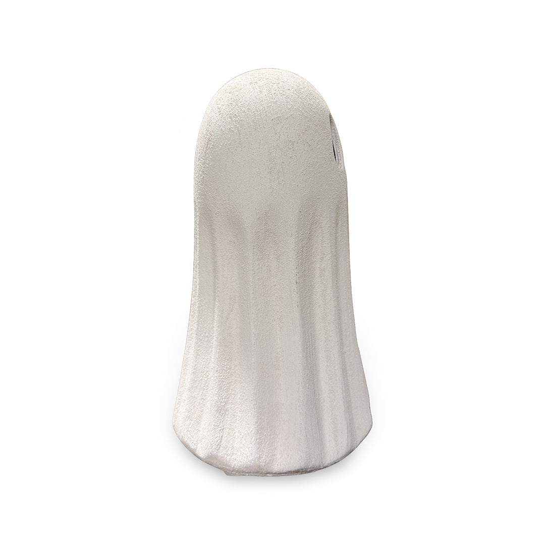 Ceramic Leaning Ghost from P D Home & Garden in White - Alternate angle