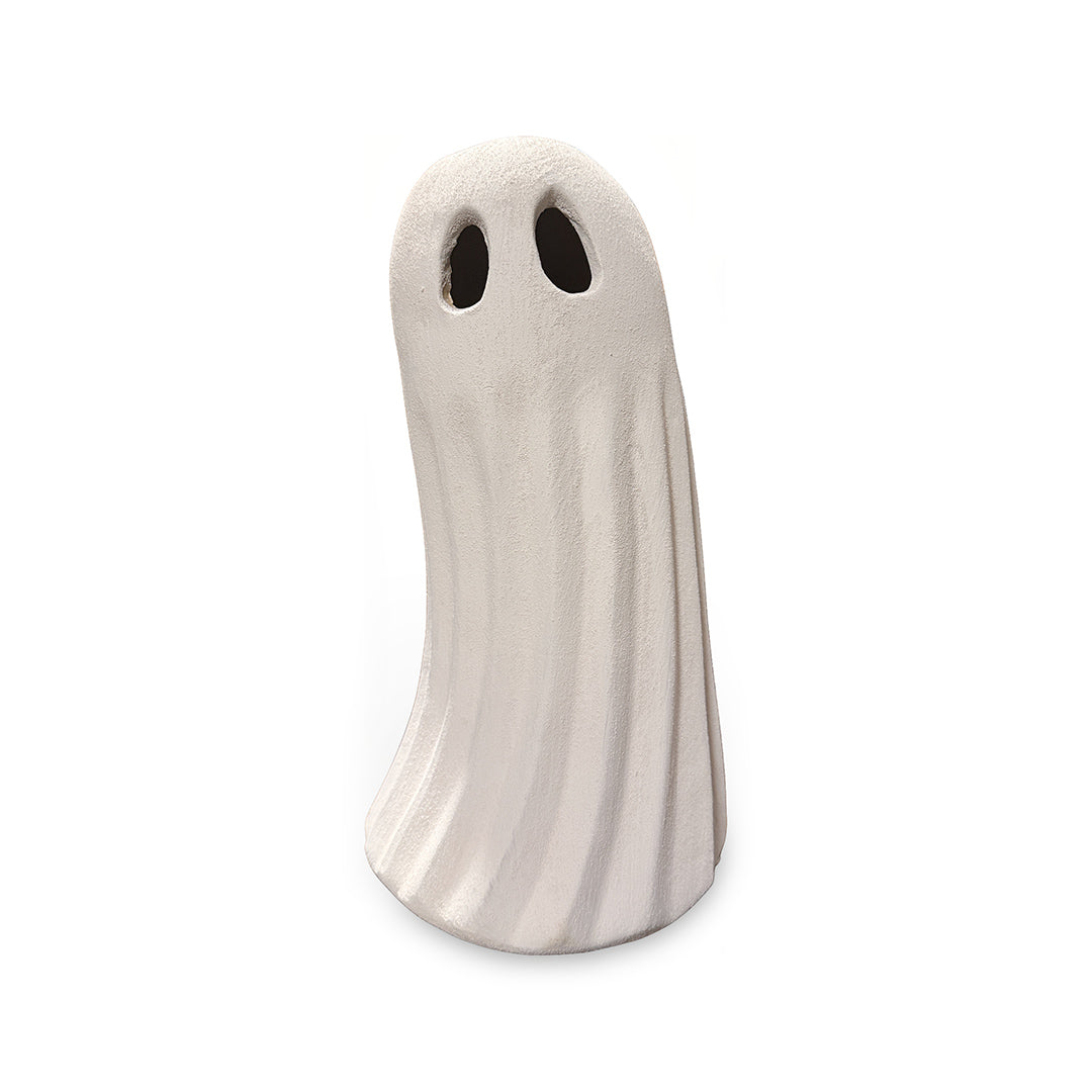 Ceramic Leaning Ghost from P D Home &amp; Garden in White