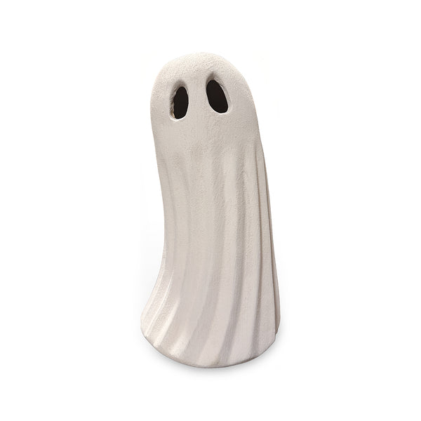 Ceramic Leaning Ghost from P D Home &amp; Garden in White