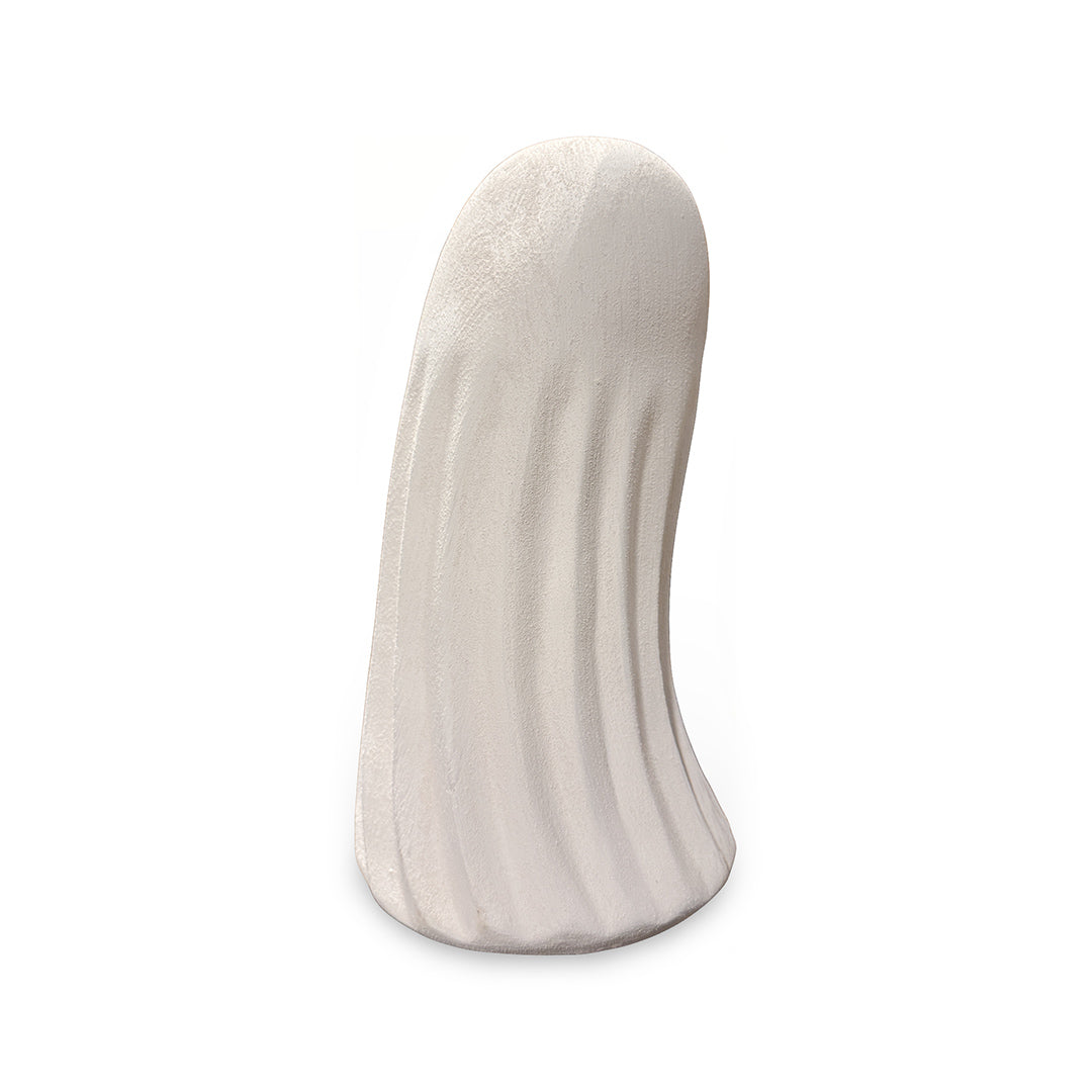 Ceramic Leaning Ghost from P D Home &amp; Garden in White - Detail view