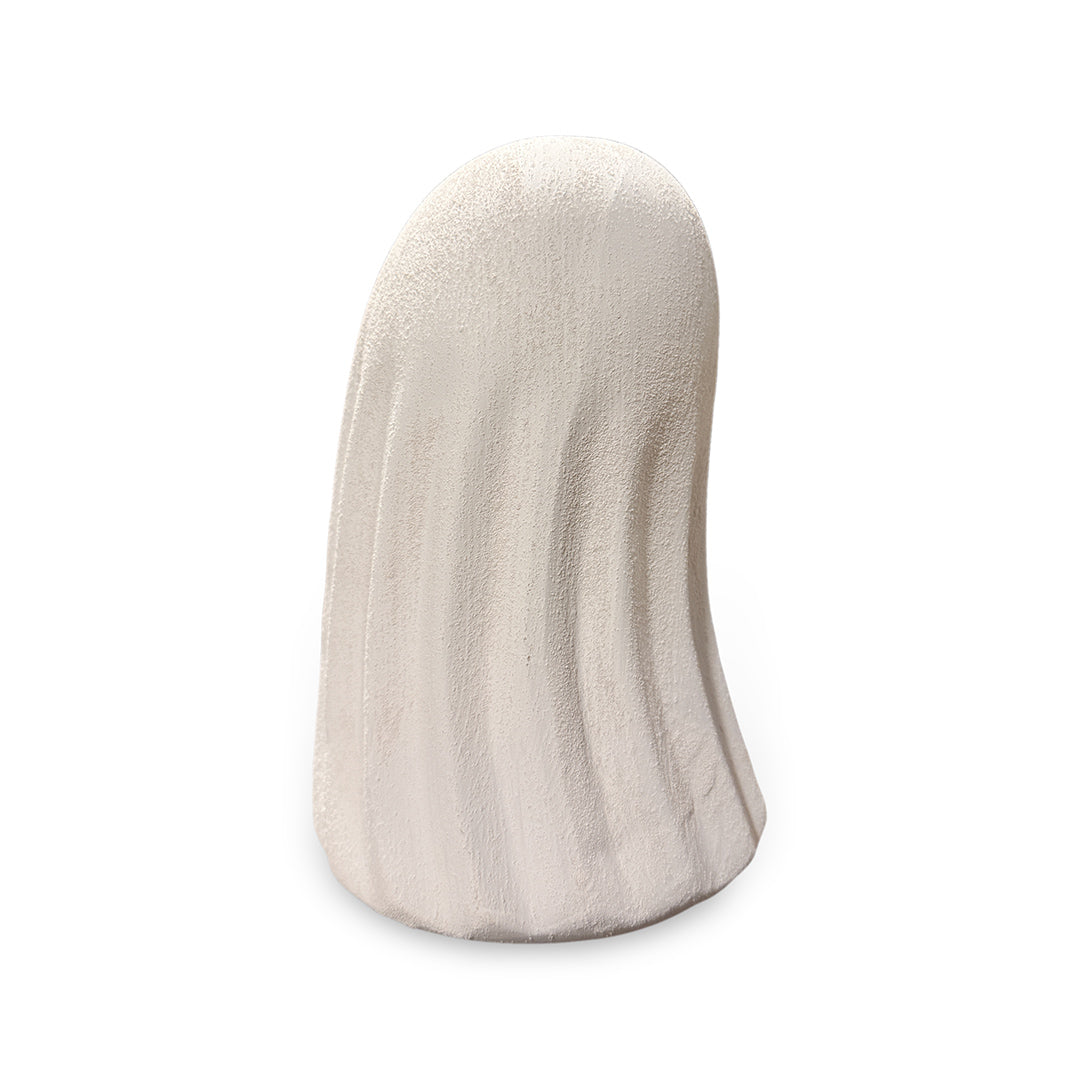 Ceramic Leaning Ghost from P D Home &amp; Garden in White - Detail view