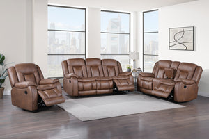 Morello Manual Reclining Loveseat with Console