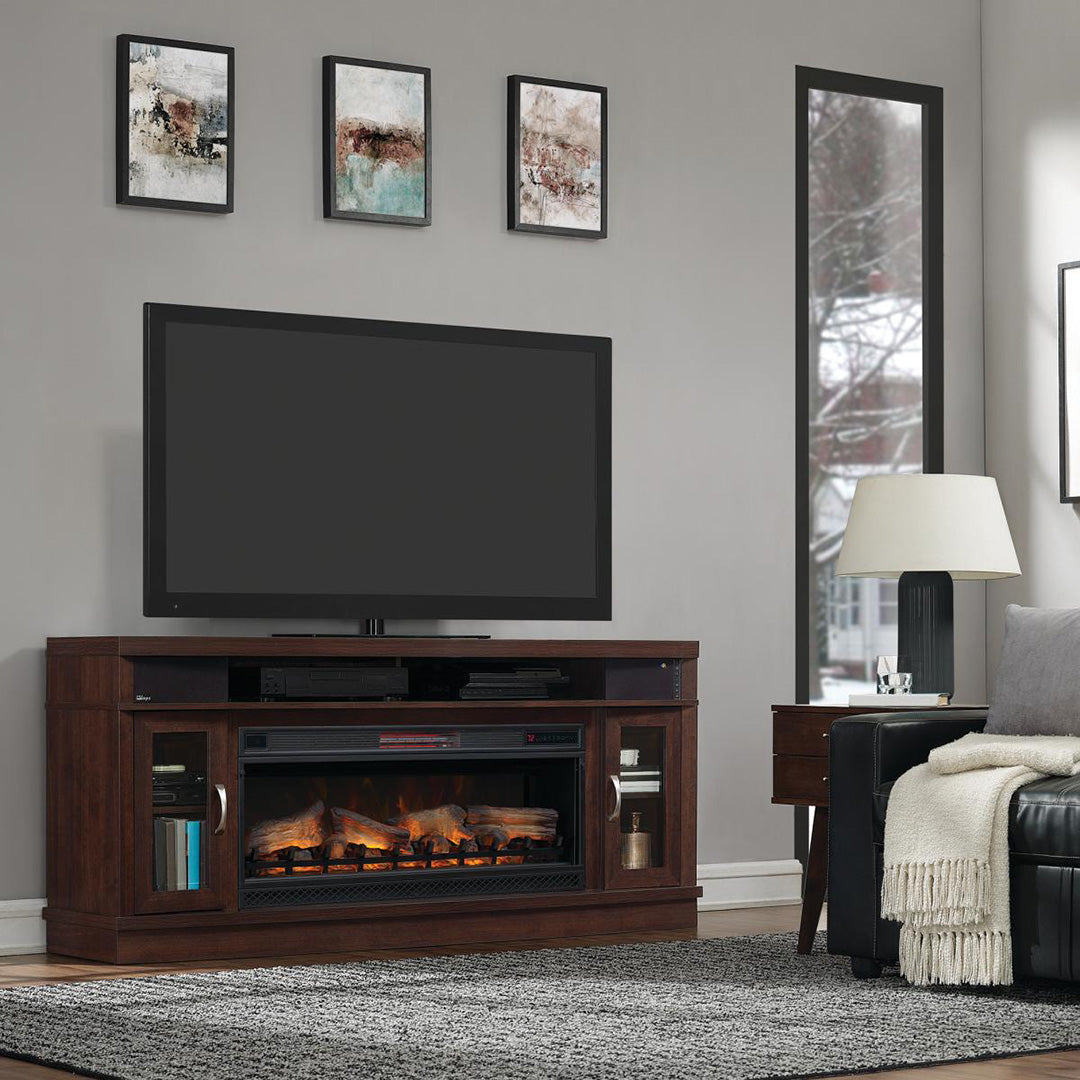 Deerfield Media and Sound Fireplace