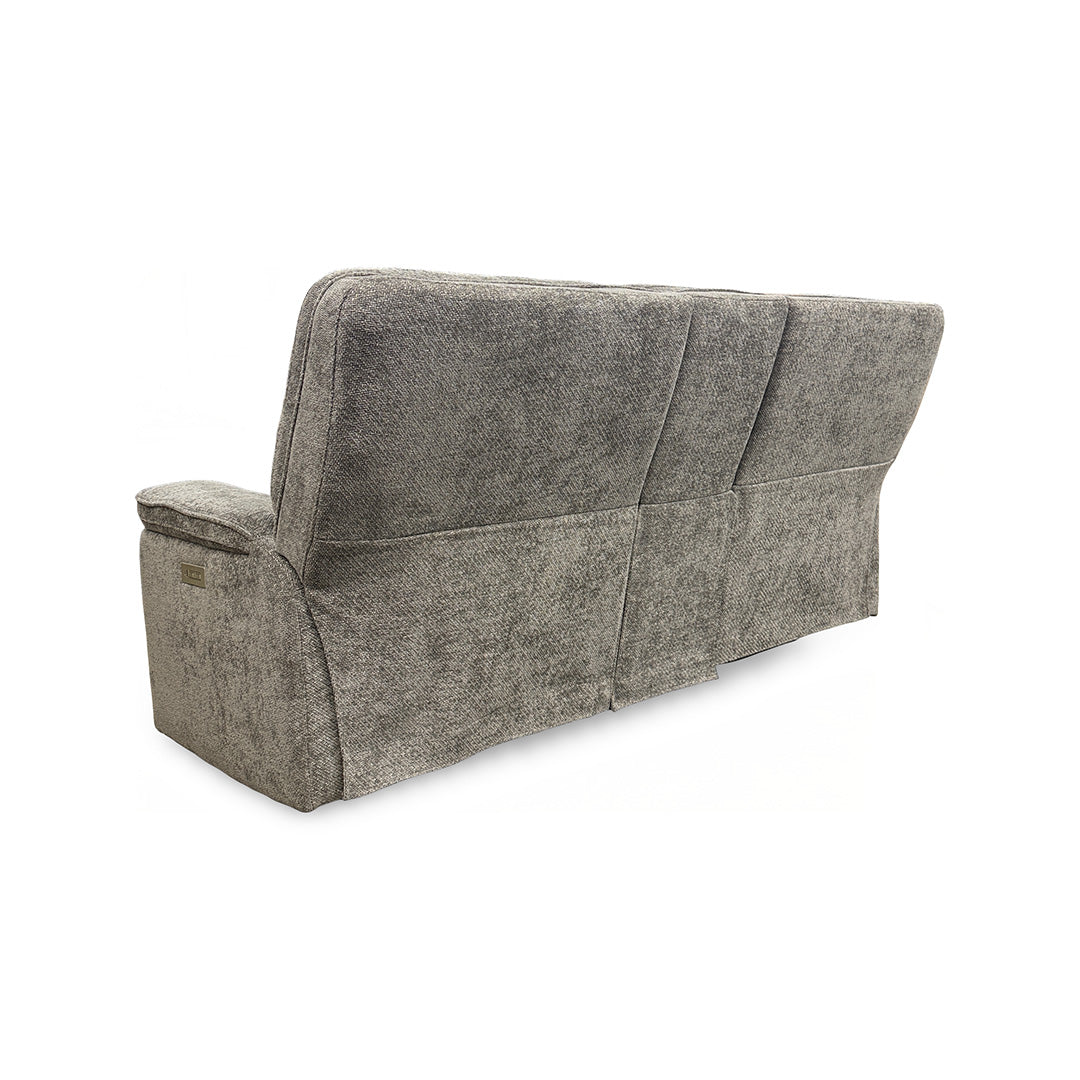 Jessica Zero-G Home Theater Loveseat with Console from Moto Motion in Gray Performance Fabric with Audio System, Storage - Additional view 4