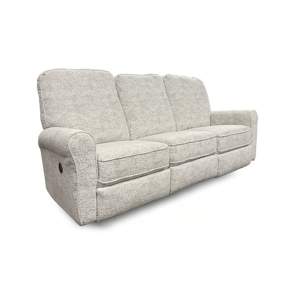 Josey Power Reclining Sofa from Best Home Furnishings in White Fabric with Power Headrest, Power Recline, Made in USA