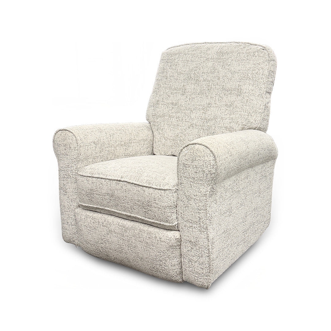 Josey power swivel glider recliner in white, detail view, from Best Home Furnishings