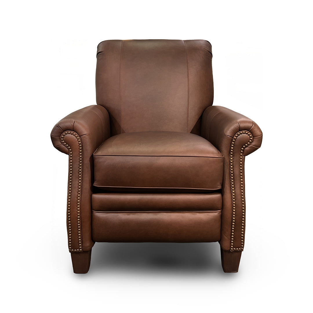 Judy Leather Press Back Recliner