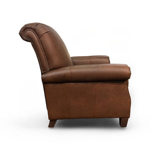 Judy Leather Press Back Recliner