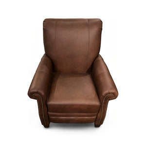 Judy Leather Press Back Recliner