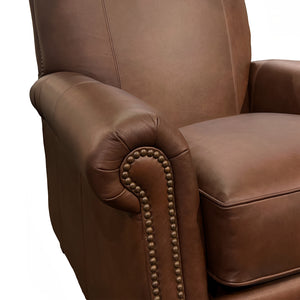 Judy Leather Press Back Recliner