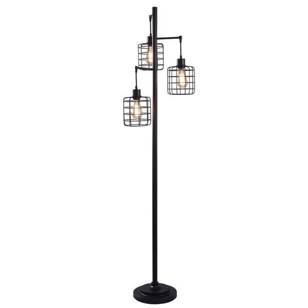 Madison Bronze Cage Chade Floor Lamp